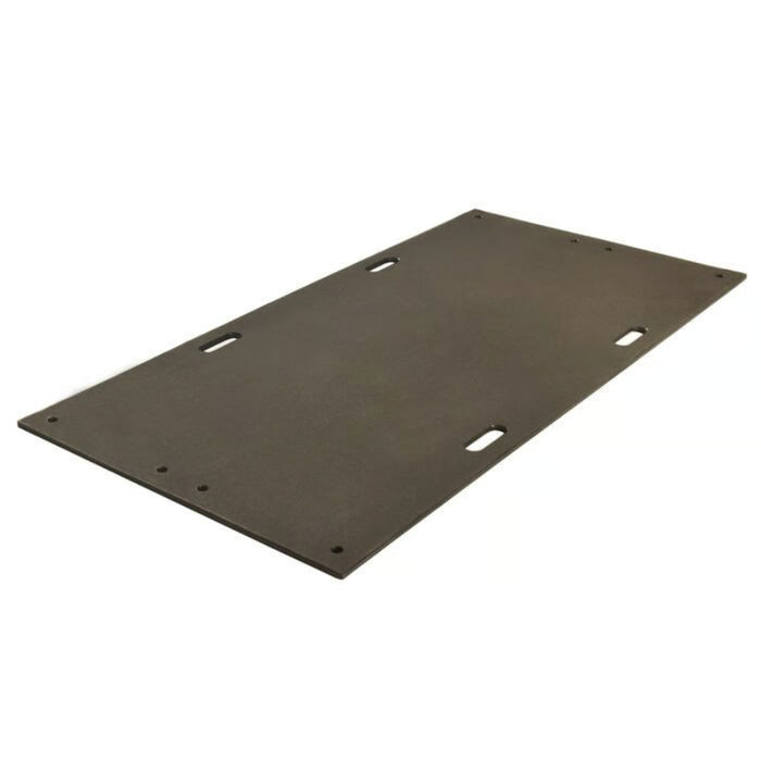Alturnamat® Ground Protection Mat - 3' W x 6' L - 120 Ton Load Capacity - Diamond Tread One Side - Black