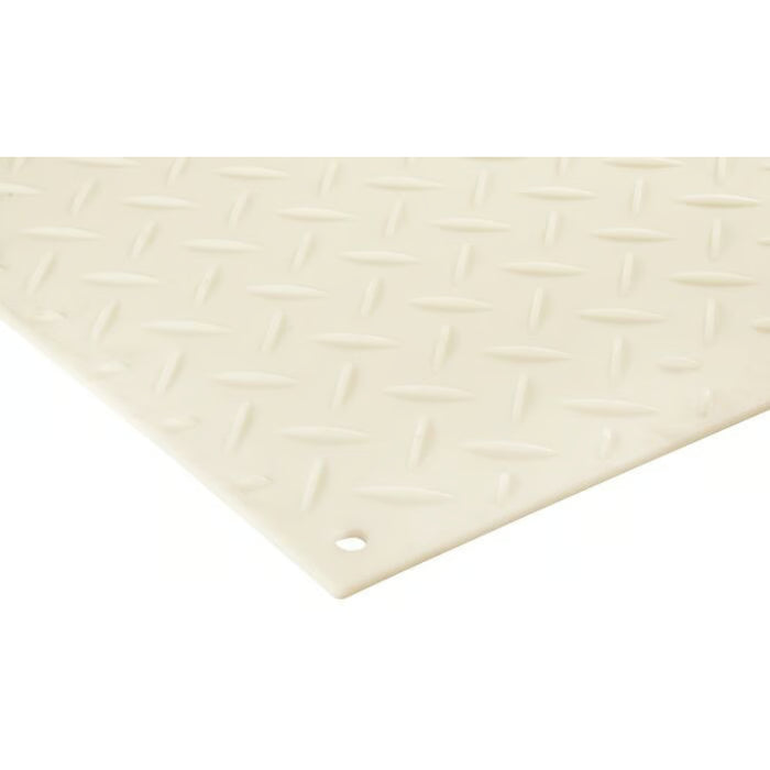 Alturnamat® Ground Protection Mat - 3' W x 6' L - Diamond Tread One Side - Clear
