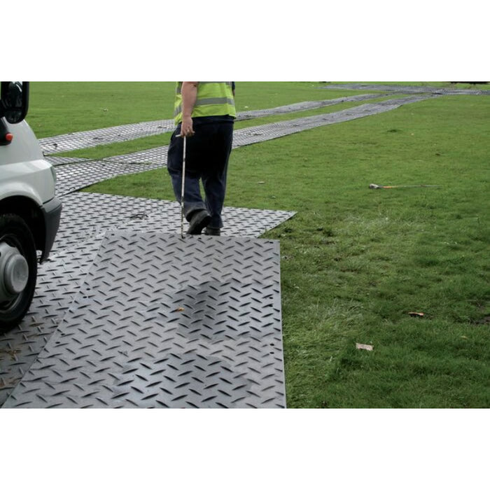 Alturnamat® Ground Protection Mats - Handi Hook - White
