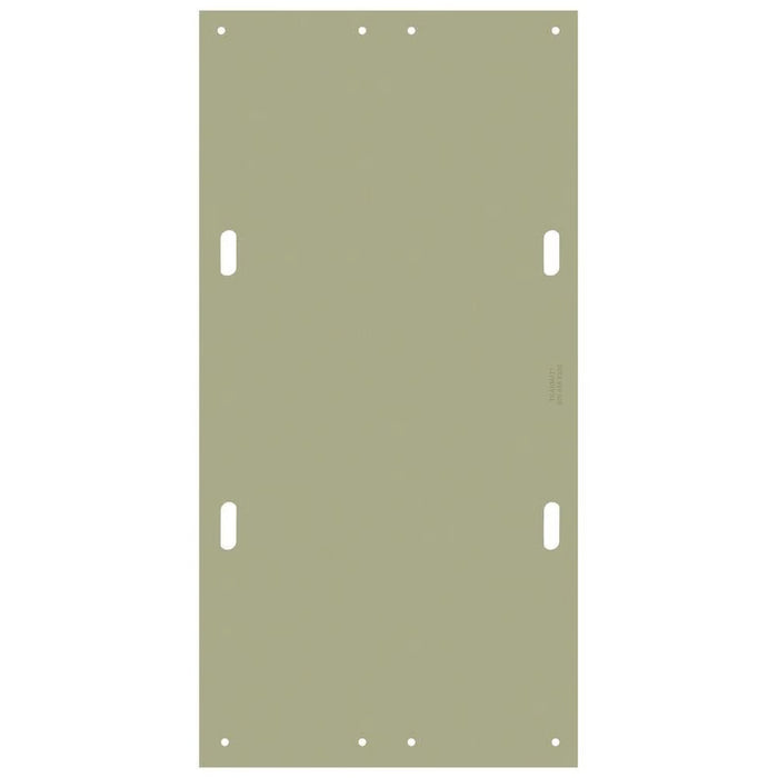 TrakMat® Ground Protection Mat - 4' W x 8' L - Power Cylinder Nub / Flat Tread On Reverse - Green