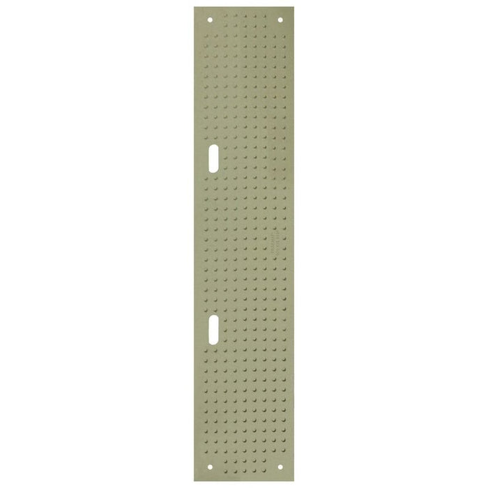 TrakMat® Ground Protection Mat - 2' W x 8' L - Power Cylinder Nub Tread Both Sides - Green