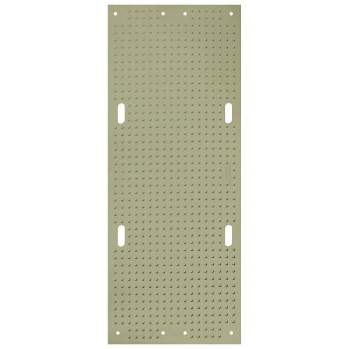 TrakMat® Ground Protection Mat - 3' W x 8' L - Power Cylinder Nub Tread Both Sides - Green