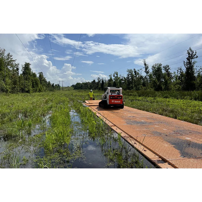 Swamp Mats | Marsh Access Mats For Excavators & Machinery — Ground Pro Mats