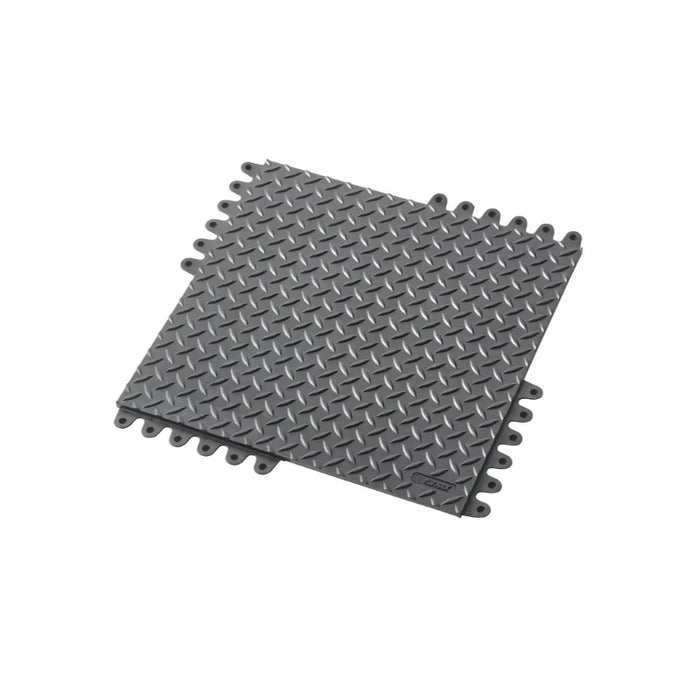 Notrax® De-Flex® Anti-Static Interlocking Rubber Floor Mats 573 Series - 18'' x 18''  Inch - Black
