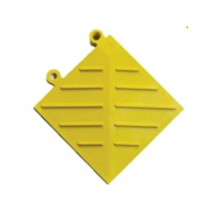 Notrax® Diamond Flex-Lok™ Solid Interlocking Rubber Mat - 621 Series - Black/Yellow