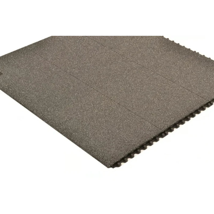 Notrax® Niru® Cushion-Ease® GSII Interlocking Rubber Floor Mats 856S Series - 3' x 3' Feet - Black