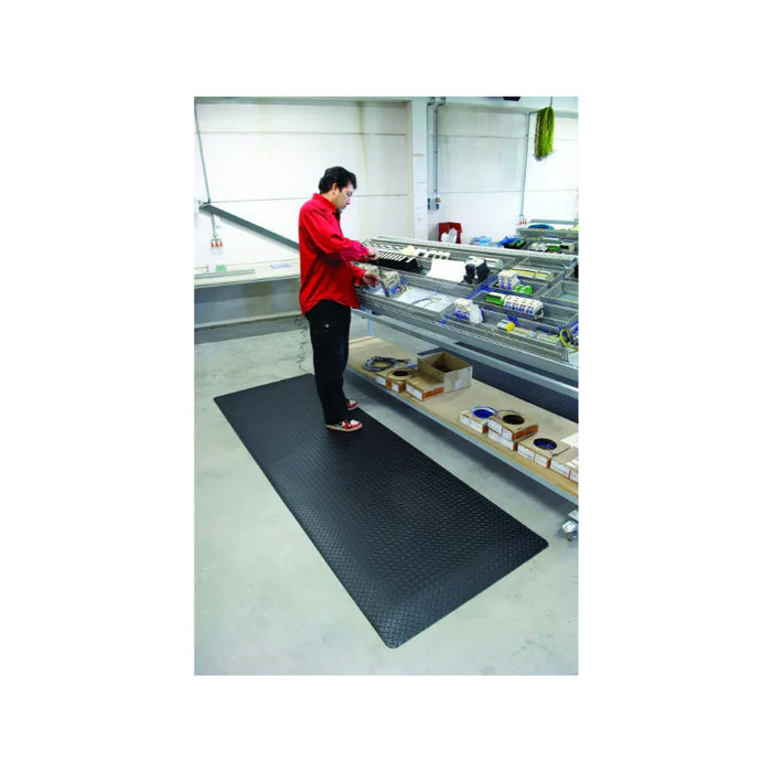 Notrax® Diamond Stat Grande Anti Static Floor Mats - Black- 2'x75'
