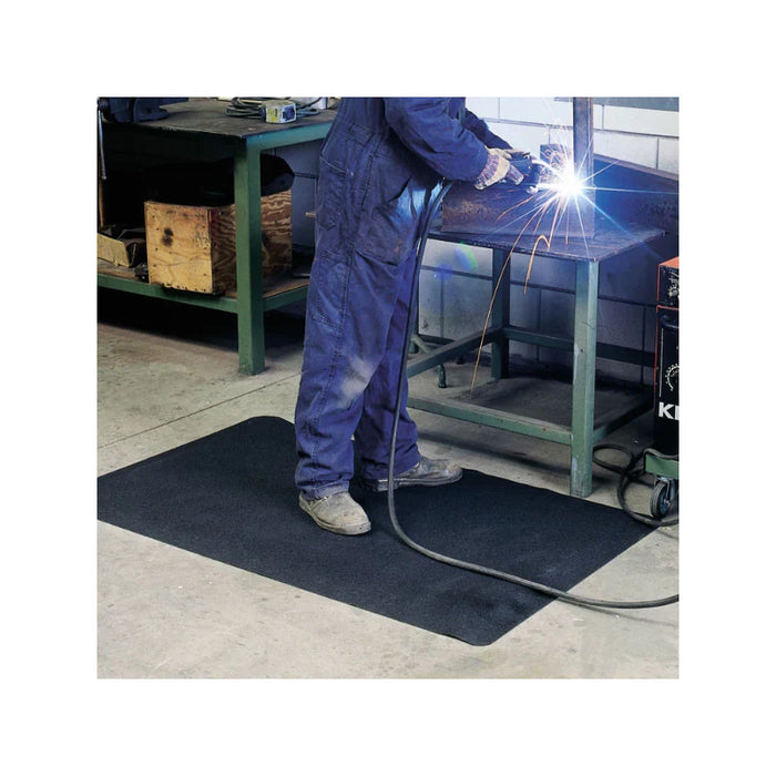 Notrax® Trax® Grande Anti Fatigue Floor Mats - Pebble Embossed Rubber Top - 980 Series - Black
