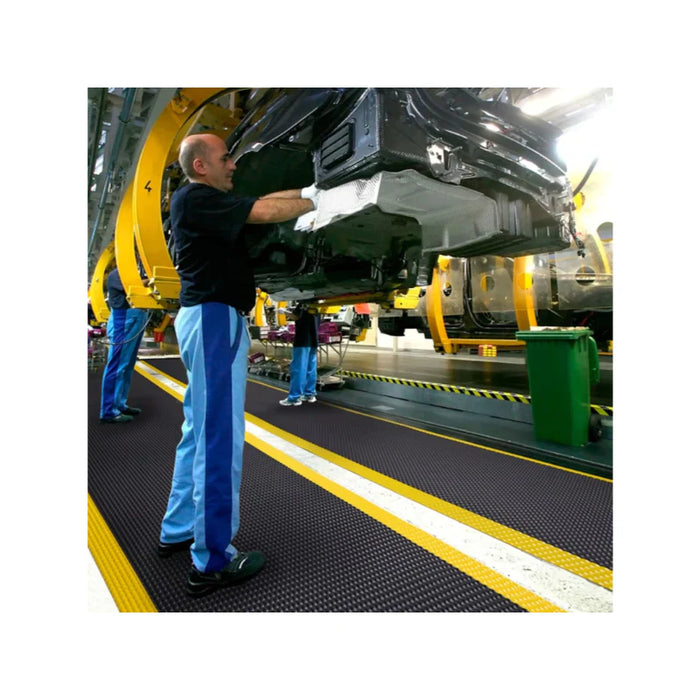 Notrax® Grande Bubble Trax® Anti Fatigue Floor Mats 982 Series - Black / Yellow