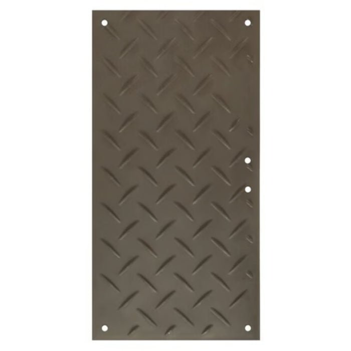 Alturnamat® Ground Protection Mat - 2' W x 4' L - Diamond Tread Both Sides - Black