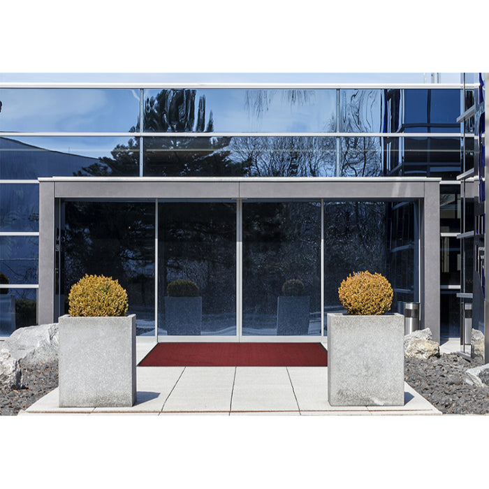 Brush Hog™ Outdoor Scraper 78-mil Entrance Mat - 395 Series - Burgundy