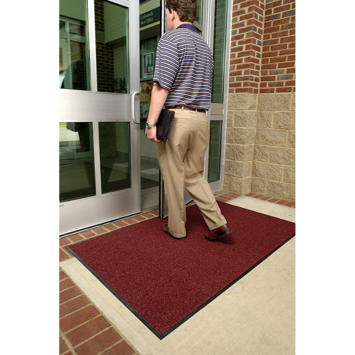 Brush Hog™ Outdoor Scraper 78-mil Entrance Mat - 395 Series - Burgundy