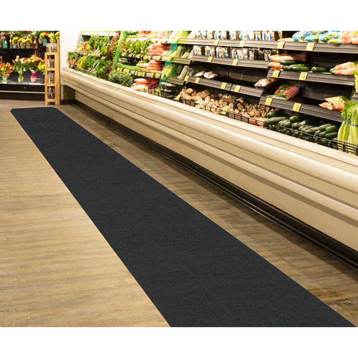 CleanShield® Plush Roll Goods Anti-Microbial Slip Resistant Floor Mat - 4457 Series - Black