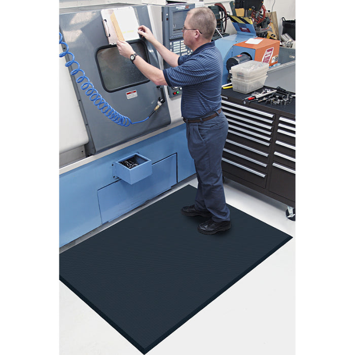 Cushion Complete Anti Fatigue & Anti-Microbial Mat - 494 Series - Black