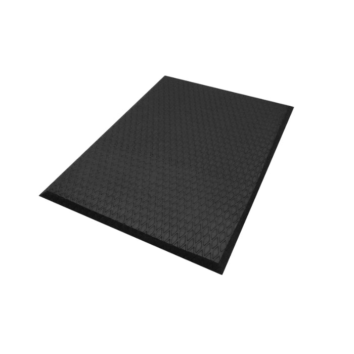 Cushion Select Anti Fatigue Diamond Surface Mat - 414 Series - Black