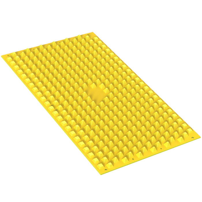 FODS Trackout Control Mat - 12' W x 7' L - Yellow - Composite HDPE