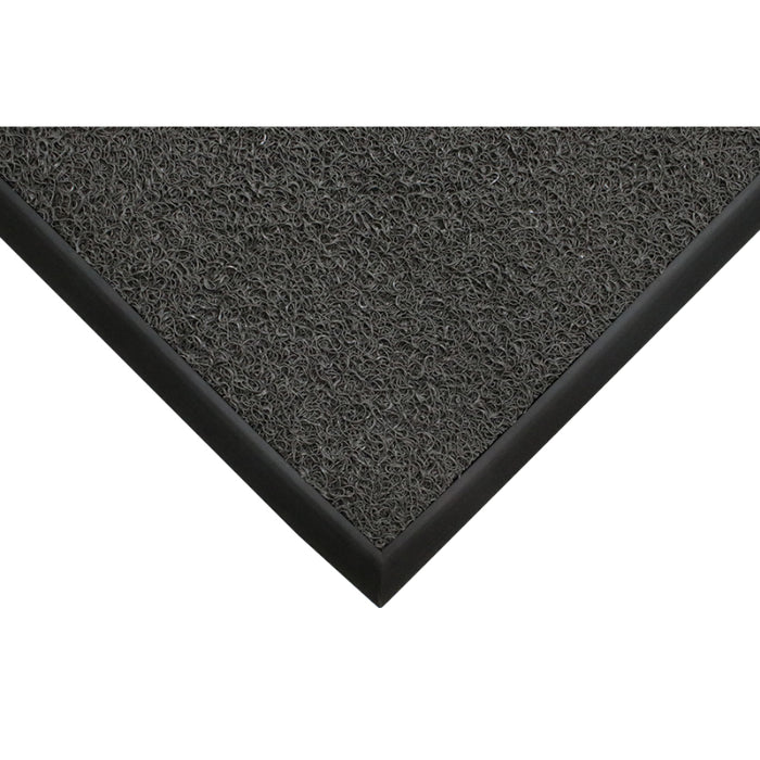 Frontier Unbacked Vinyl Loop Scraper Slip Resistant Mat - 437 Series - Black