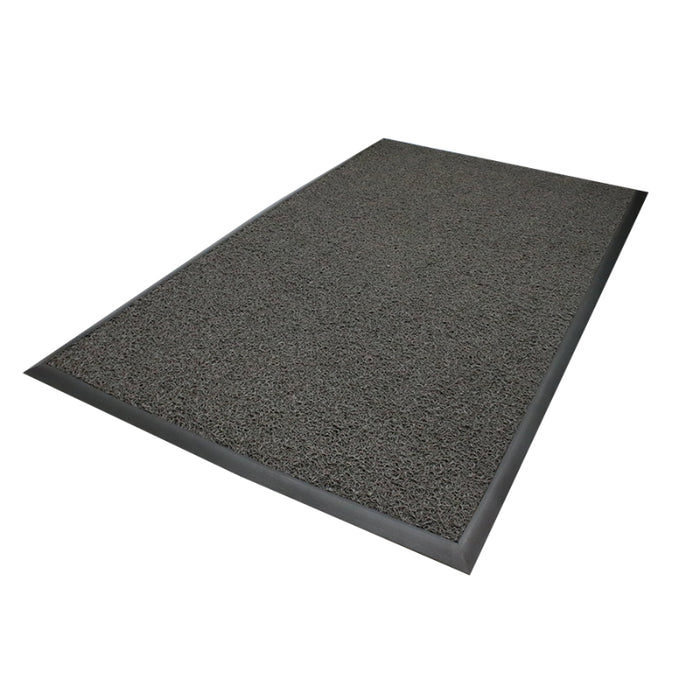 Frontier Unbacked Vinyl Loop Scraper Slip Resistant Mat - 437 Series - Black