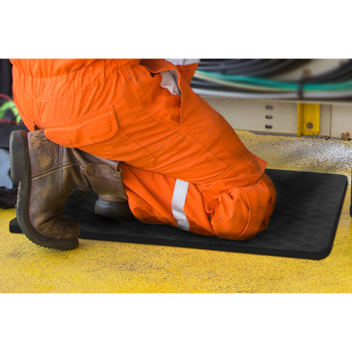 Hog Heaven® Knee Guard Anti Fatigue Mat - 433 Series - Black