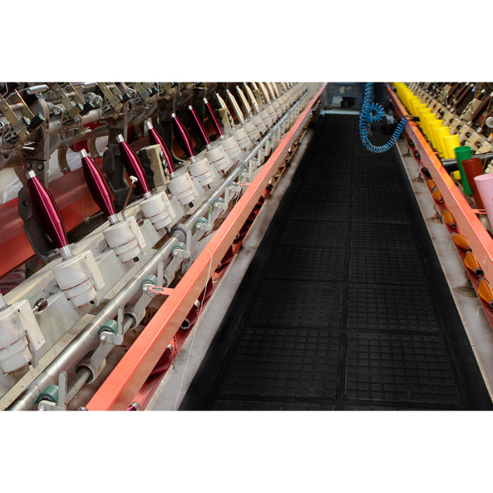 Hog Heaven® Linkable Anti Fatigue Mat - 4497 Series - Black Border