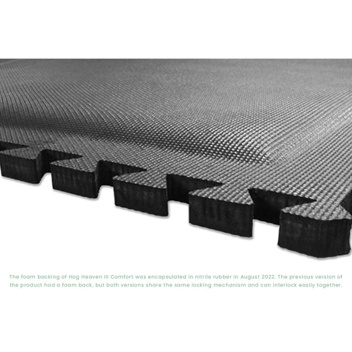 Hog Heaven® Linkable Anti Fatigue Mat - 4497 Series - Black Border