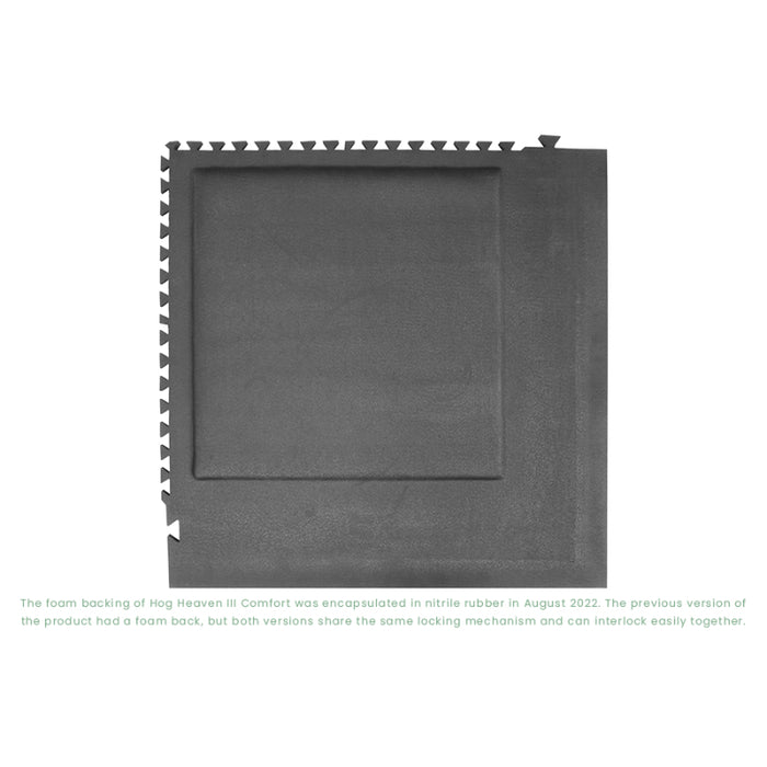 Hog Heaven® Modular Tiles Anti Fatigue Tiles- 4471 Series - Black