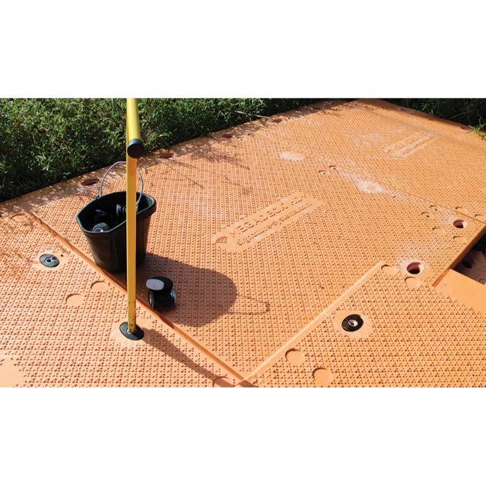 MegaDeck Heavy-Duty Composite Access Mat - 14' x 7.5' Orange HDPE