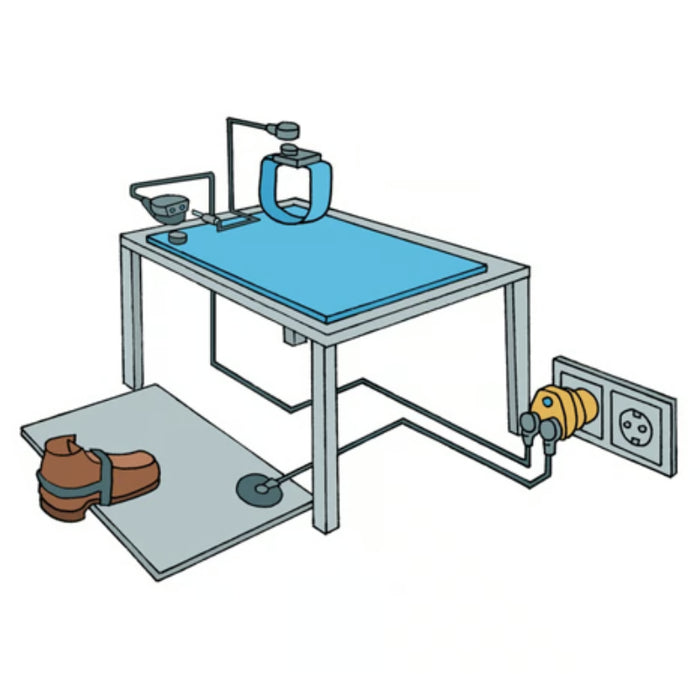 Notrax® Anti-Stat P.O.P.™ ESD Anti Static Mat - 827 Series - Blue
