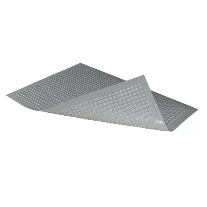 Notrax® Autoclavable Bubble Anti Fatigue & Anti-Microbial Mat - 448 Series - Gray
