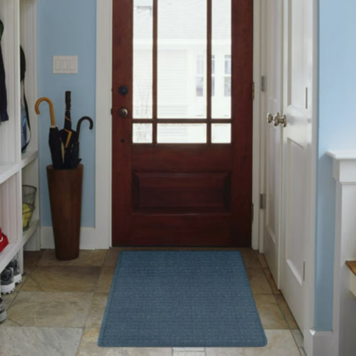 Notrax® Barrier Rib™ Scraping & Drying Entrance Mat - 161 Series - Slate Blue
