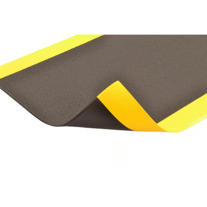 Notrax® Cushion-Stat™ W/ Dyna-Shield® Anti-Fatigue Mat - 825 Series - Black/Yellow