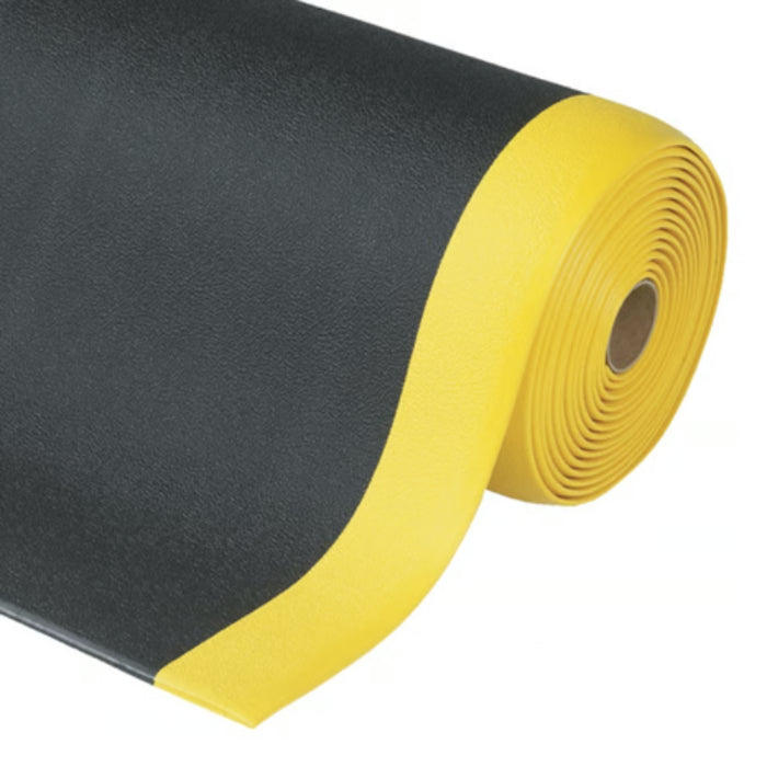 Notrax® Cushion-Stat™ W/ Dyna-Shield® Anti-Fatigue Mat - 825 Series - Black/Yellow
