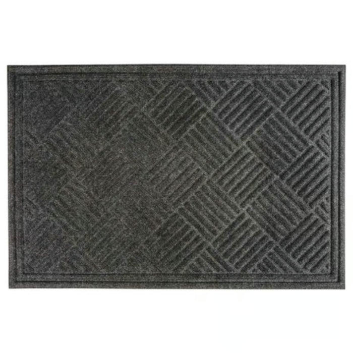 Notrax® Diamond Cte™ Moisture & Debris Entrance Mat - 151 Series - Charcoal