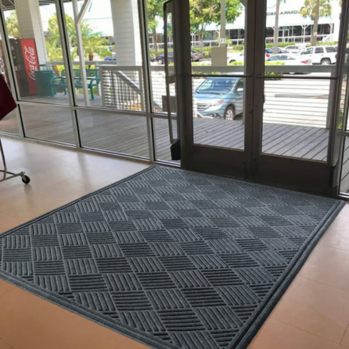 Notrax® Diamond Cte™ Moisture & Debris Entrance Mat - 151 Series - Charcoal