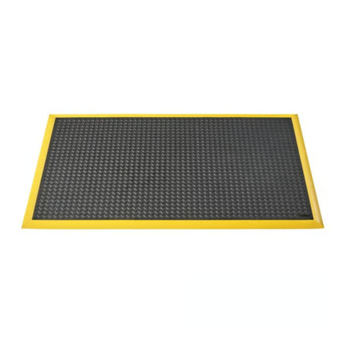 Notrax® Diamond Flex™ Nitrile FR Welding Anti Fatigue Mat - 646 Series - Black/Yellow
