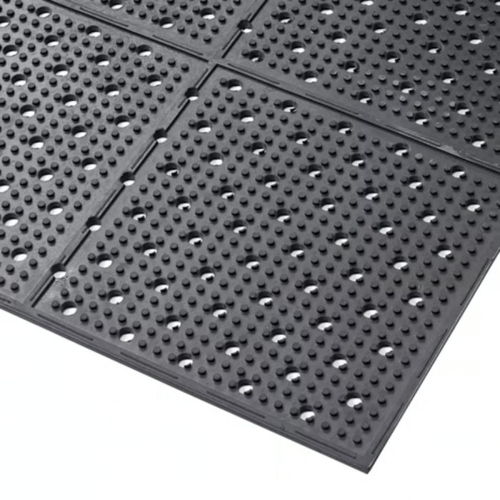 Notrax® Multi-Mat™ Drainage Anti Slip Mat - T23 Series - Black