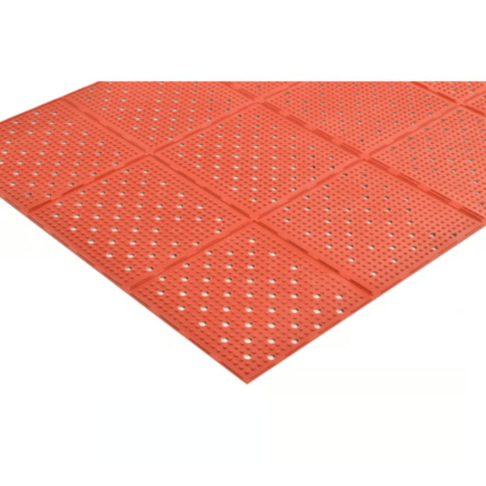 Notrax® Multi-Mat™ Drainage Anti Slip Mat - T23 Series - Red