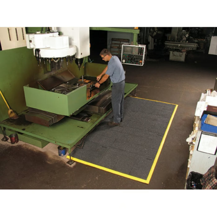 Notrax® Niru® Cushion-Ease® GSII™ Interlocking Rubber Mat - 856S Series - Black