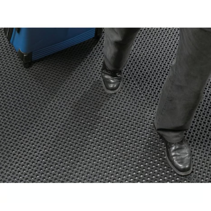Notrax® Oct-O-Flex™ Drainage Entrance Mat - 599 Series - Black