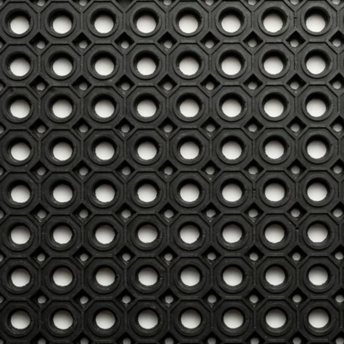 Notrax® Oct-O-Flex™ Drainage Entrance Mat - 599 Series - Black