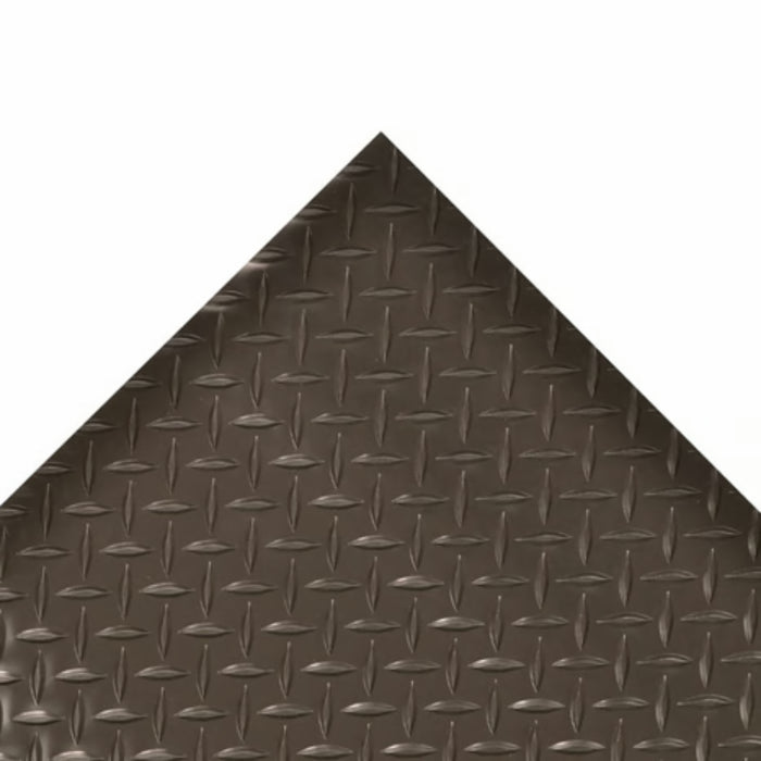 Notrax® Rubber Diamond Plate Runner™ - 738 Series - Black