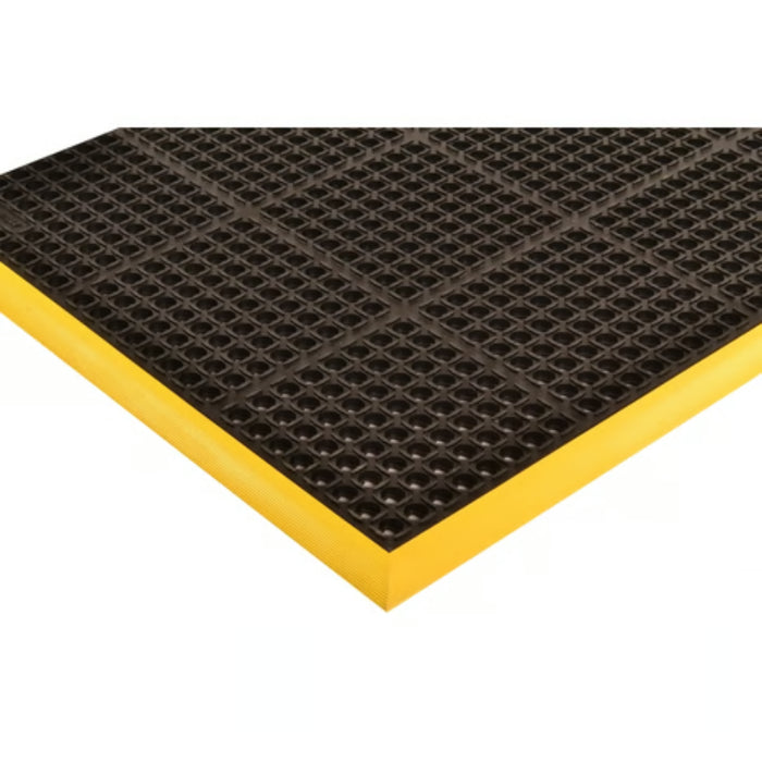 Notrax® Safety Stance® Anti Fatigue Drainage Mat - 549 Series - Black/Yellow