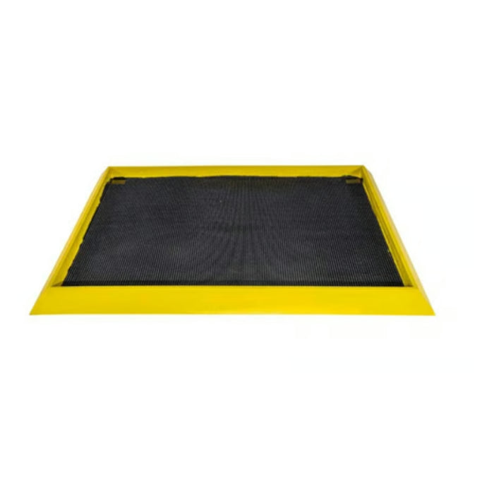 Notrax® Sani-Trax® Plus Shoe Sanitizer Disinfectant Mat - 351 Series - Black/Yellow