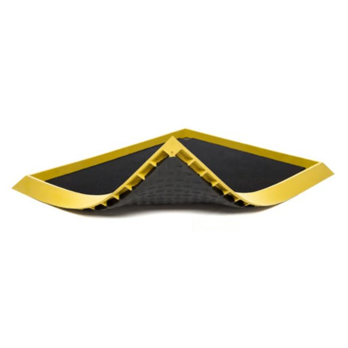 Notrax® Sani-Trax® Plus Shoe Sanitizer Disinfectant Mat - 351 Series - Black/Yellow