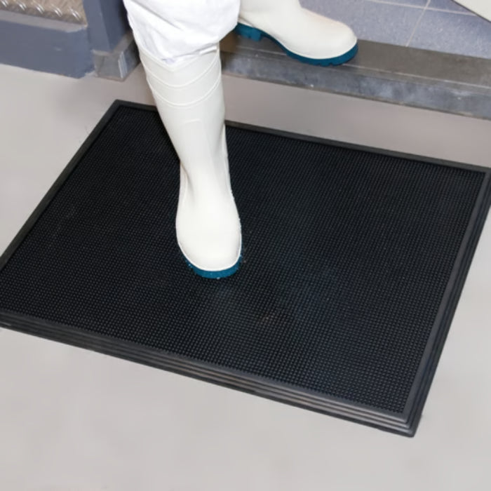 Notrax® Sani-Trax® Shoe Sanitizing Mat - 346 Series - Black