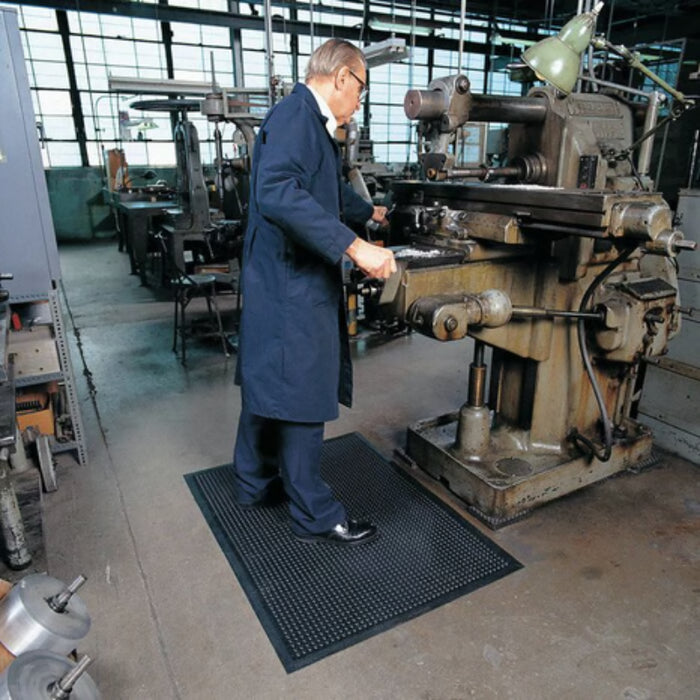 Notrax® Comfort-Eze™ Bubble Top Anti Fatigue Mat - 447 Series - Black