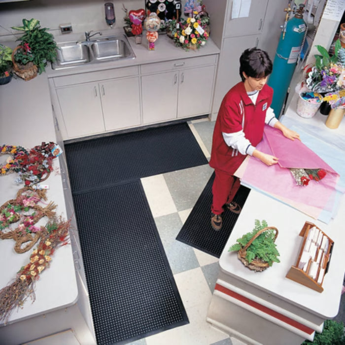 Notrax® Comfort-Eze™ Bubble Top Anti Fatigue Mat - 447 Series - Black