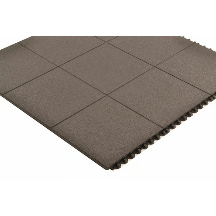 Notrax® Cushion-Ease® ESD Solid Interlocking Anti Fatigue Mat - 558 Series - Black