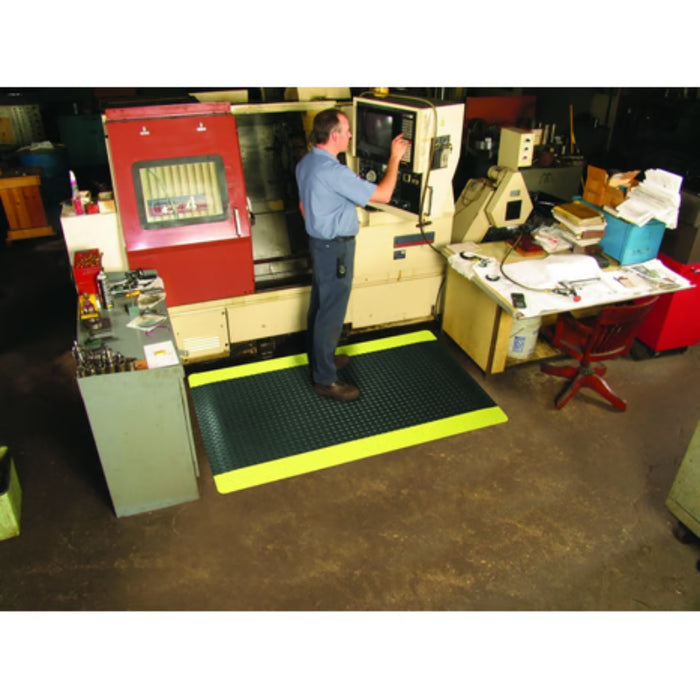 Notrax® Cushion Trax® Ultra™ Anti Fatigue Mat - 975 Series - Black/Yellow