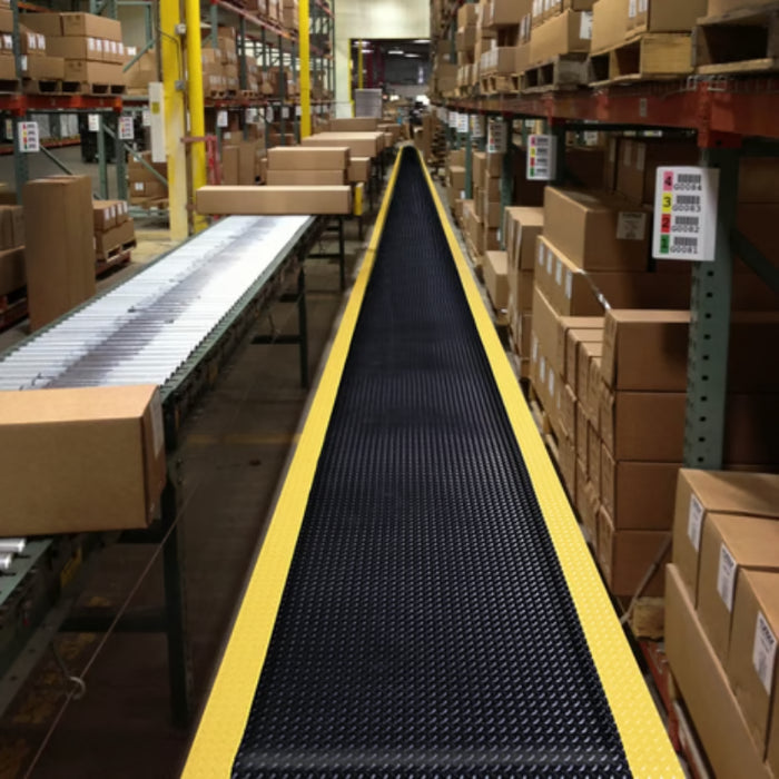 Notrax® Cushion Trax® Ultra™ Anti Fatigue Mat - 975 Series - Black/Yellow